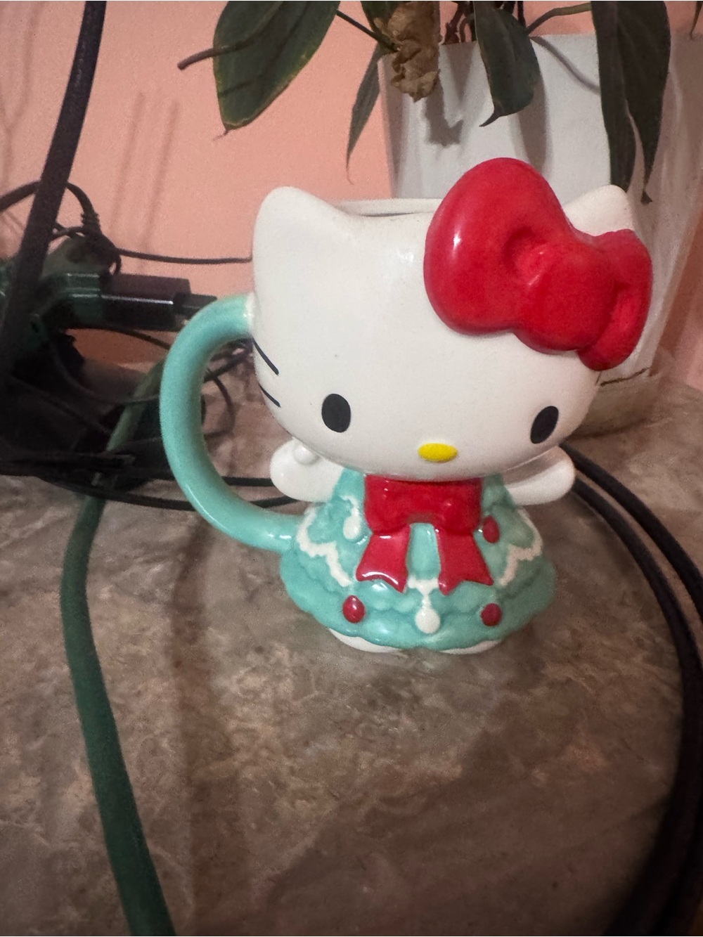 Hello Kitty Christmas tree mug by Sanrio
